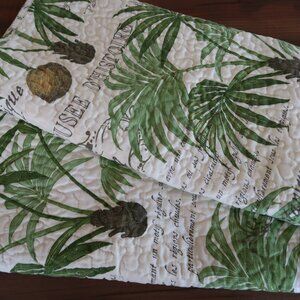 2 Bahama Breeze Collection King Pillow Shams Set Pair